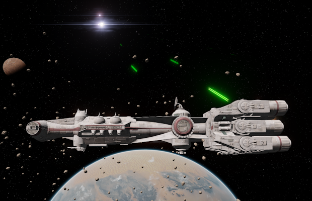 Capital ship engagement